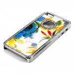 Wholesale iPhone 5 5S  Fusion Diamond Chrome Case (Flower MIX)